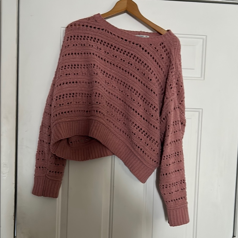 Women's Pink Knit Sweater